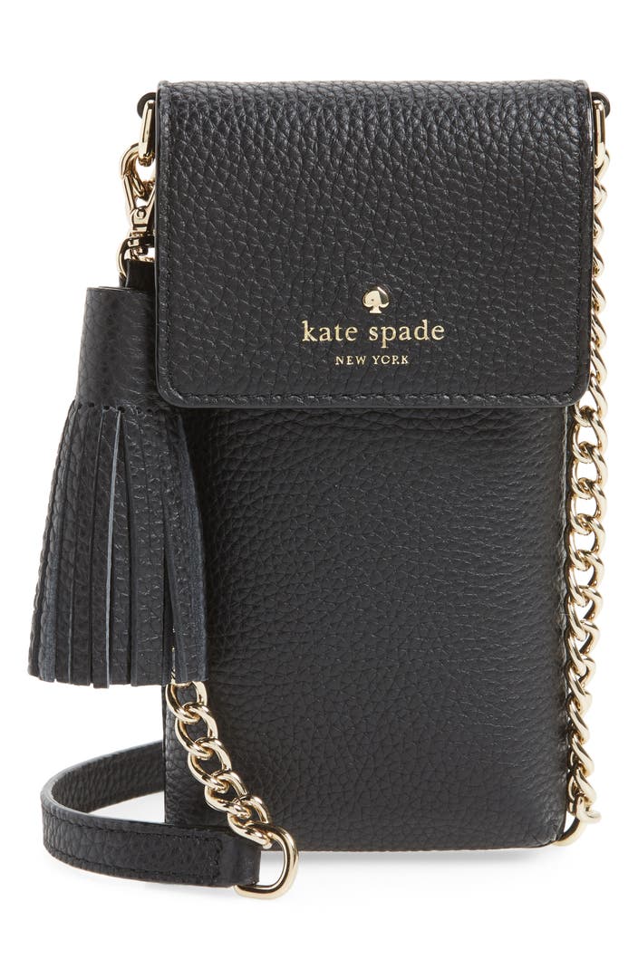kate spade new york north/south leather smartphone crossbody bag | Nordstrom