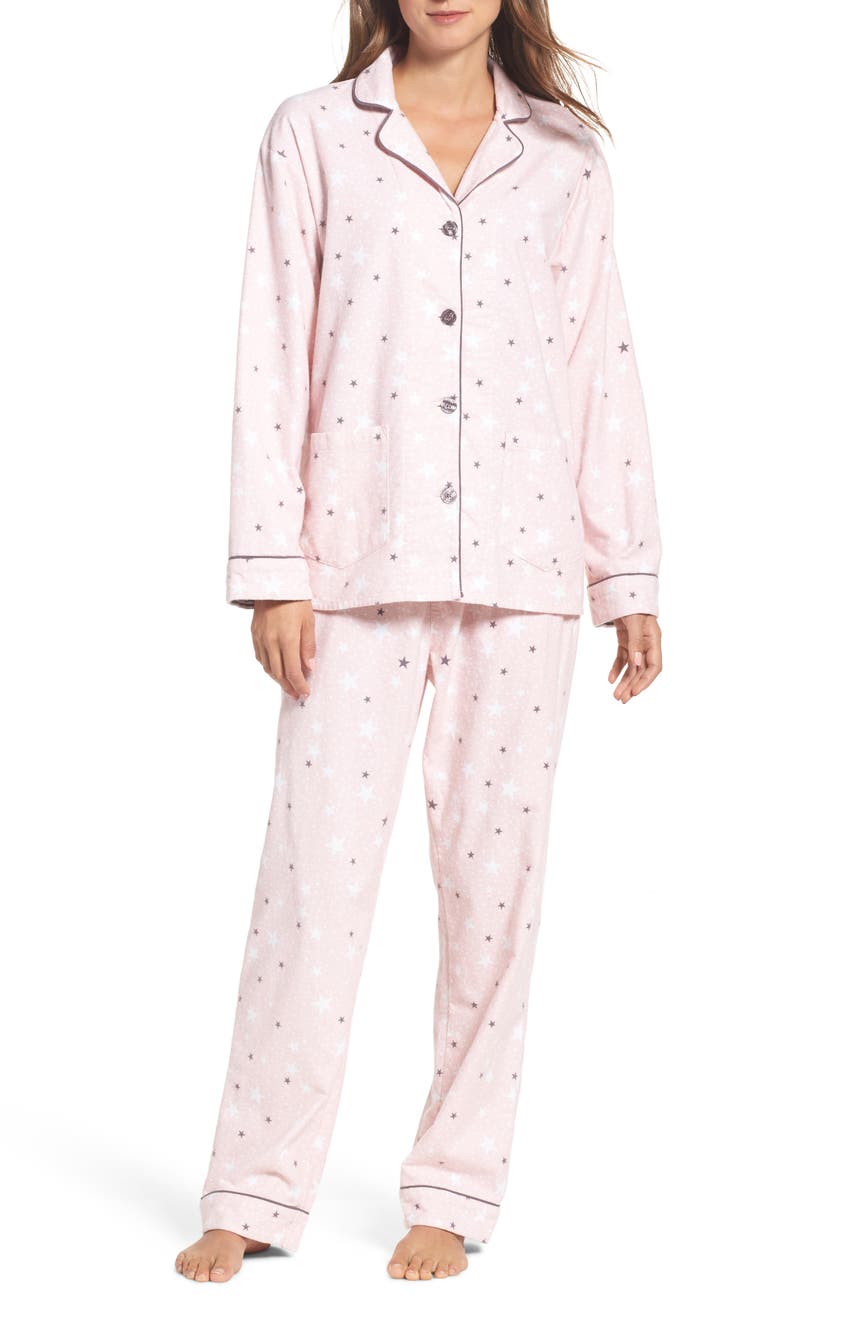 Main Image - PJ Salvage Print Flannel Pajamas