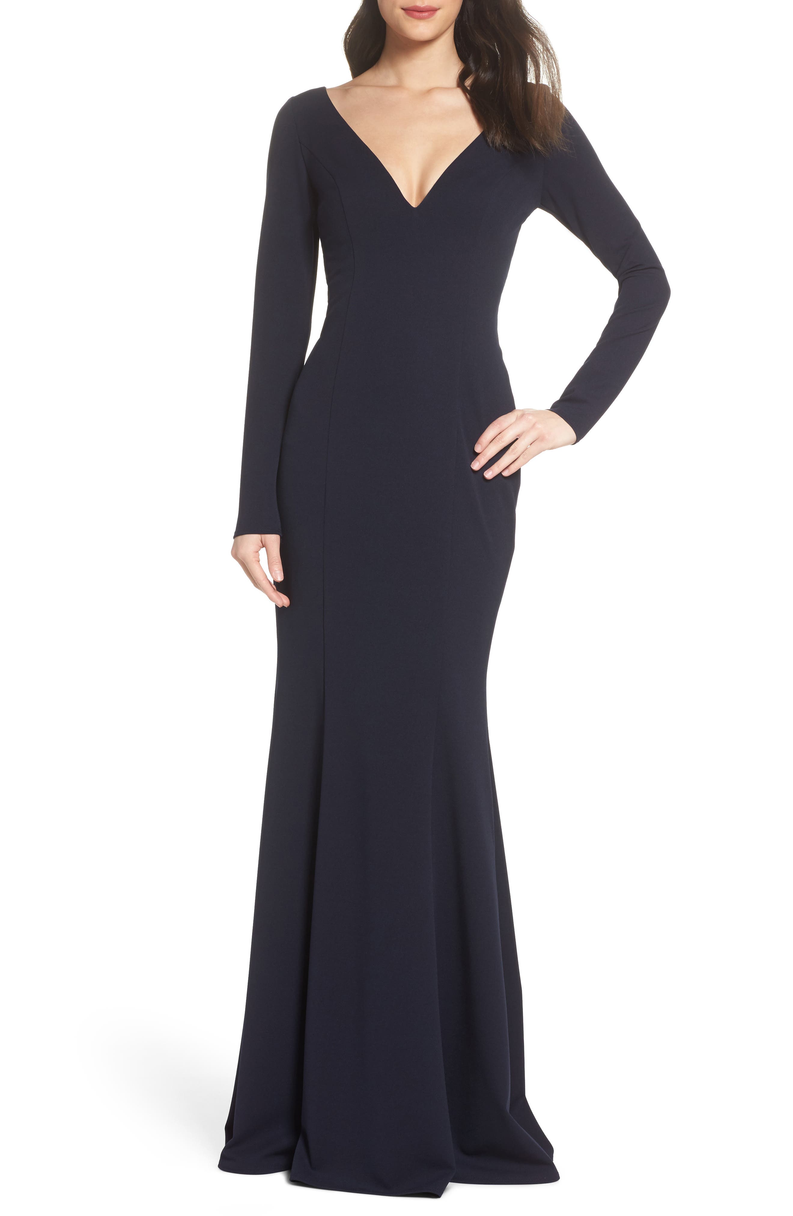 Katie May CLEO BACK CUTOUT TRUMPET GOWN