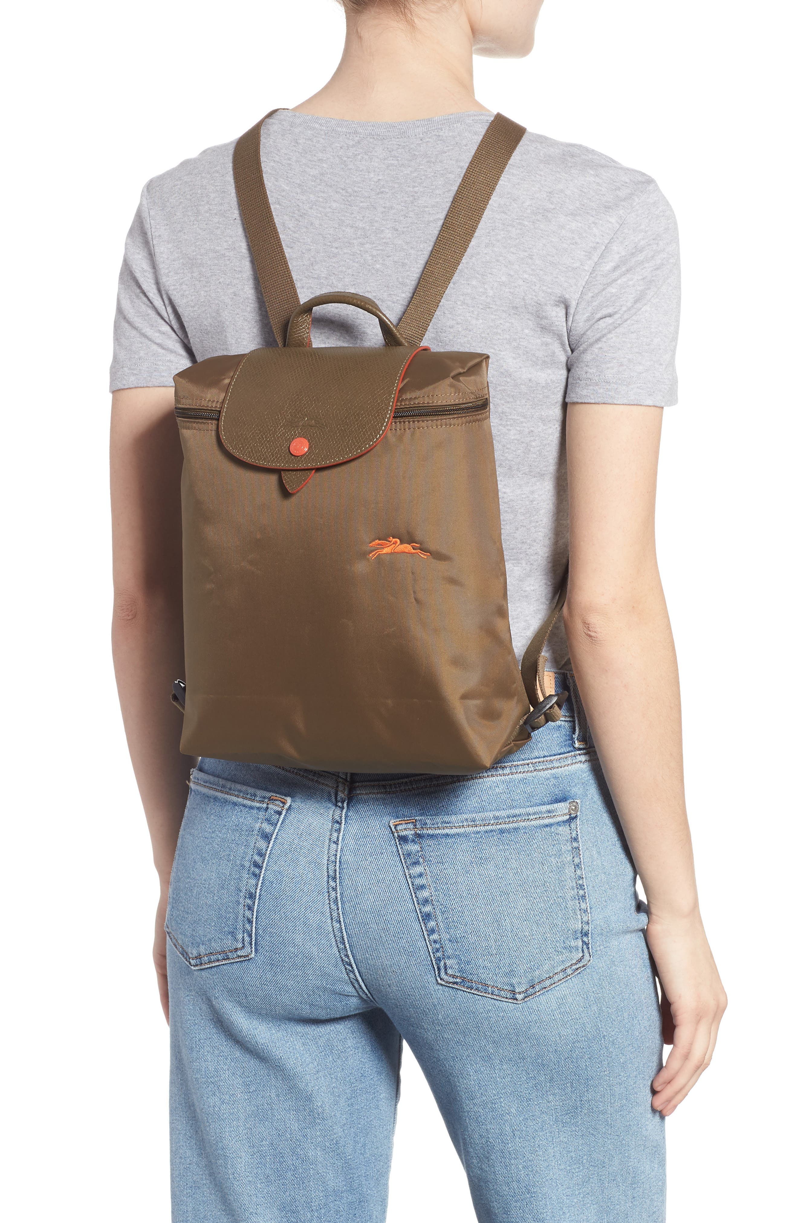 longchamp le pliage nylon canvas backpack