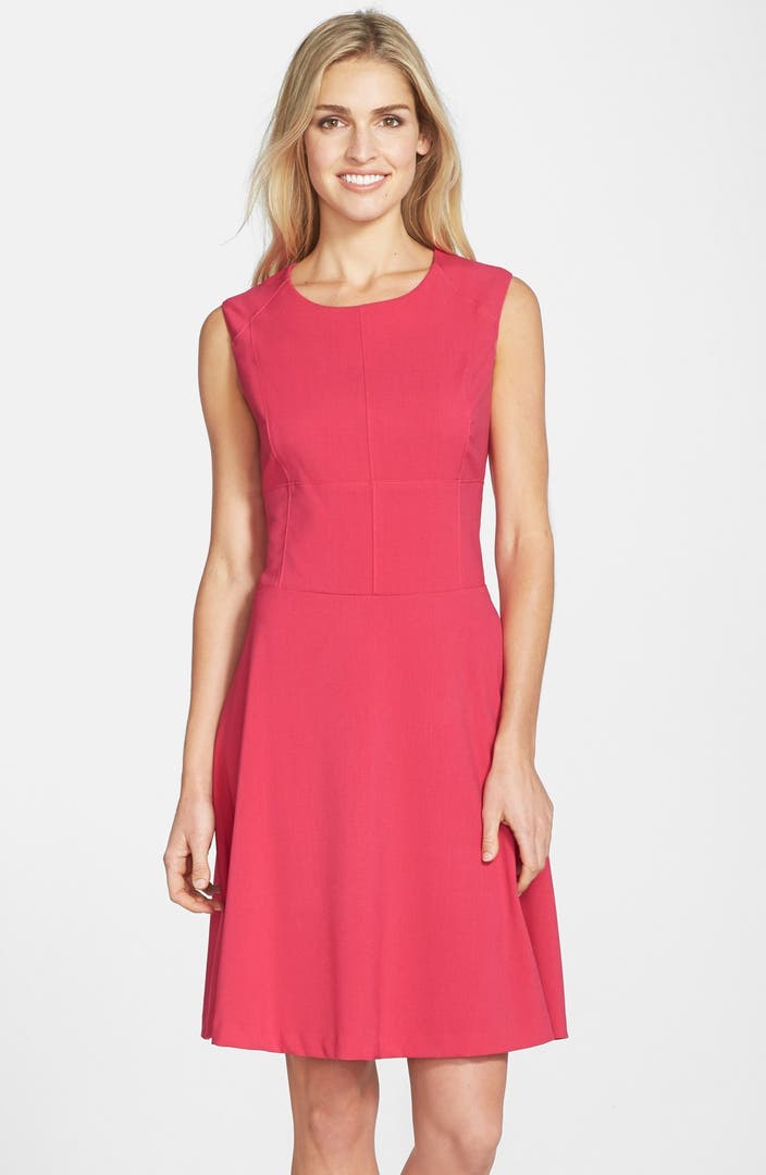 Marc New York by Andrew Marc Woven Fit & Flare Dress | Nordstrom
