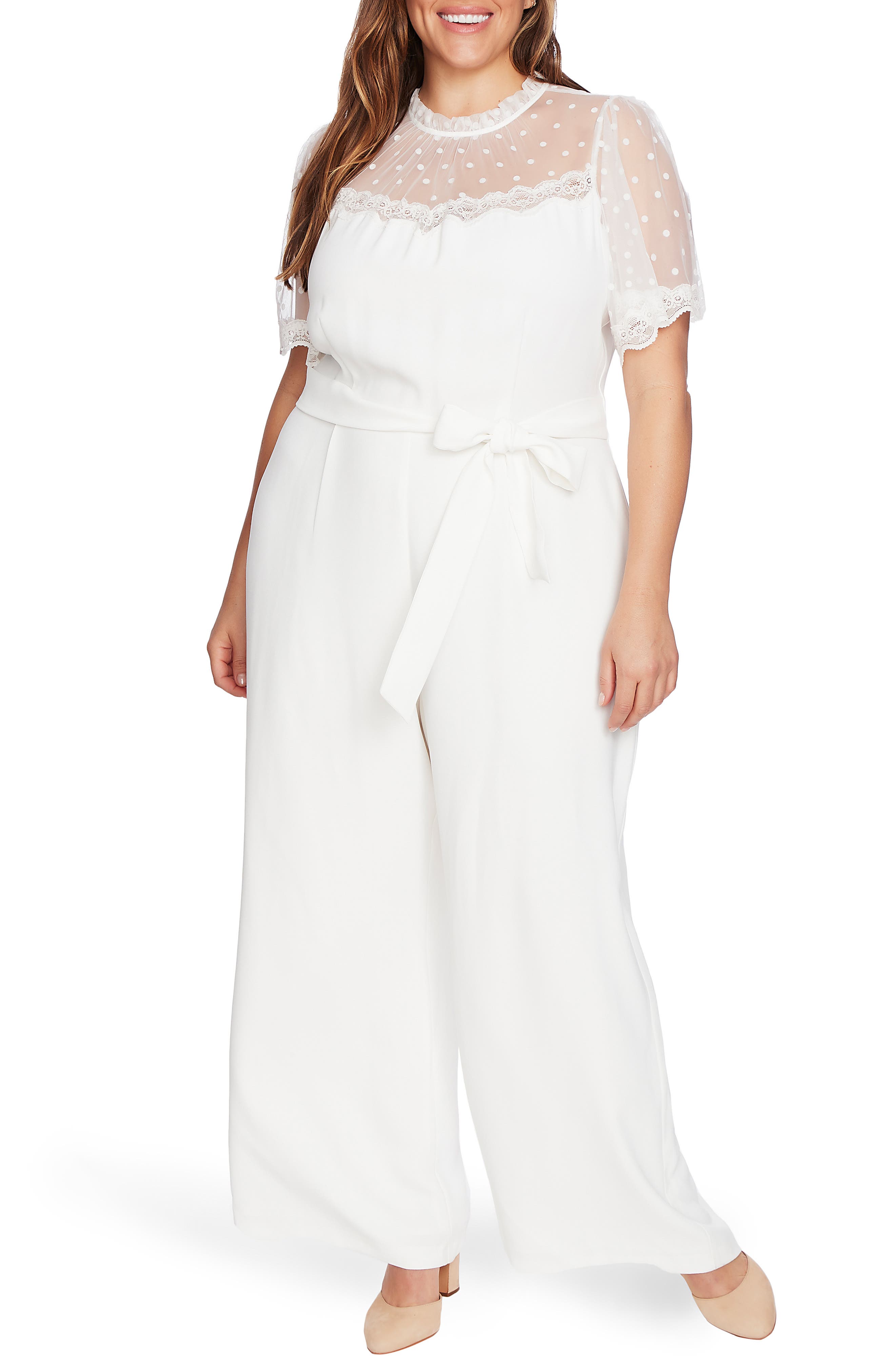 plus size white jumpsuits for wedding