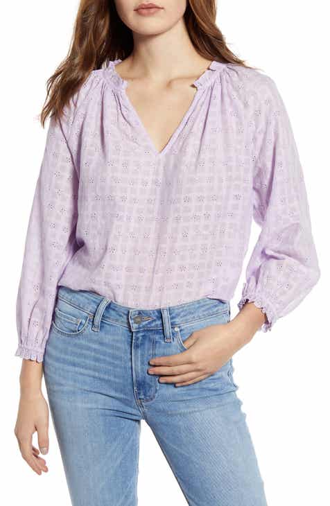 purple blouse | Nordstrom