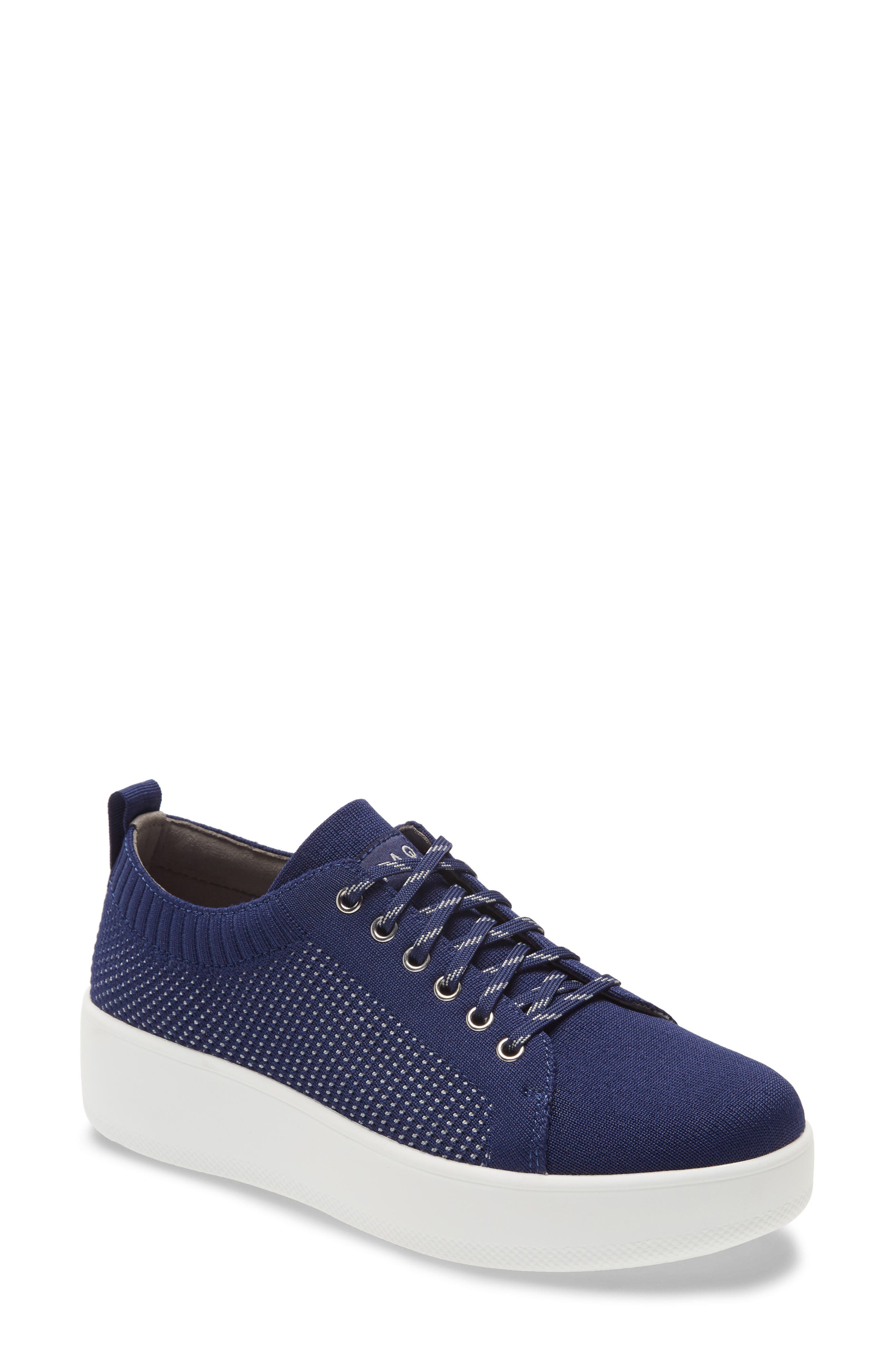 navy blue alegria shoes