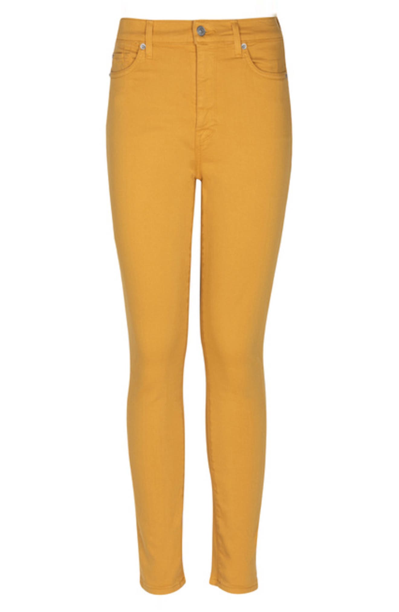 7 for all mankind yellow jeans