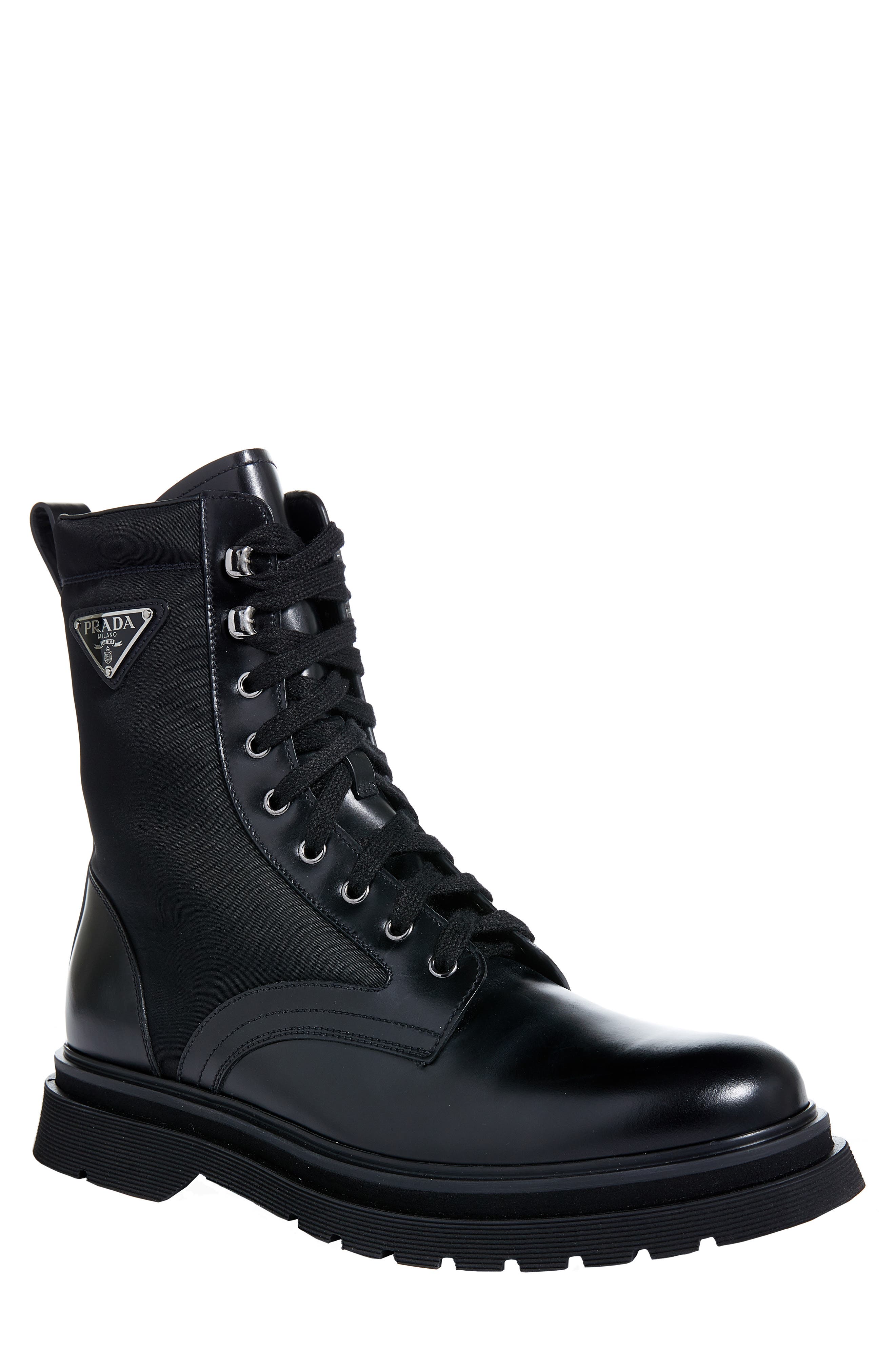 prada black aftershave boots