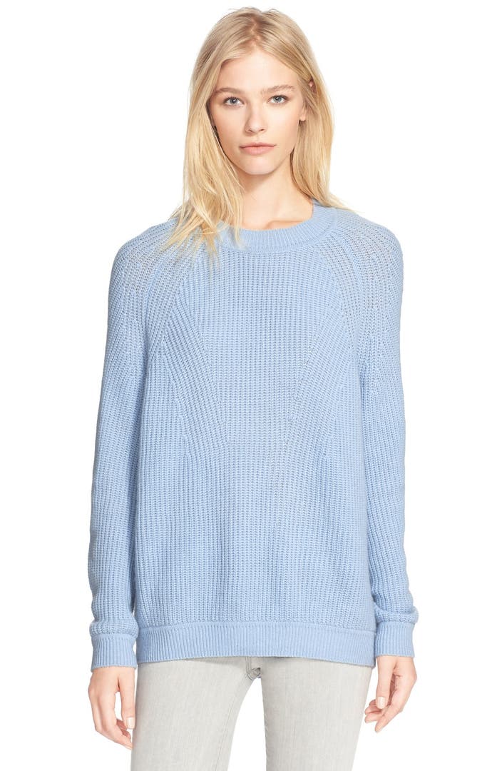 Vince Directional Rib Knit Wool & Cashmere Sweater | Nordstrom