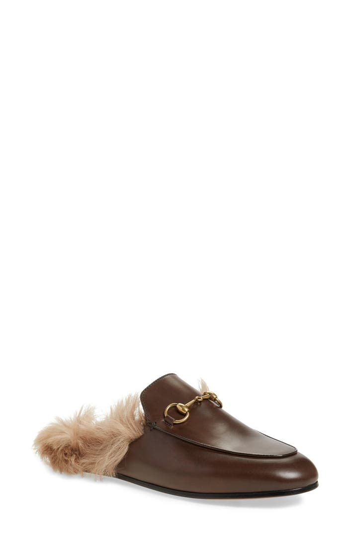 Gucci 'Princetown' Genuine Shearling Loafer Mule (Women) | Nordstrom