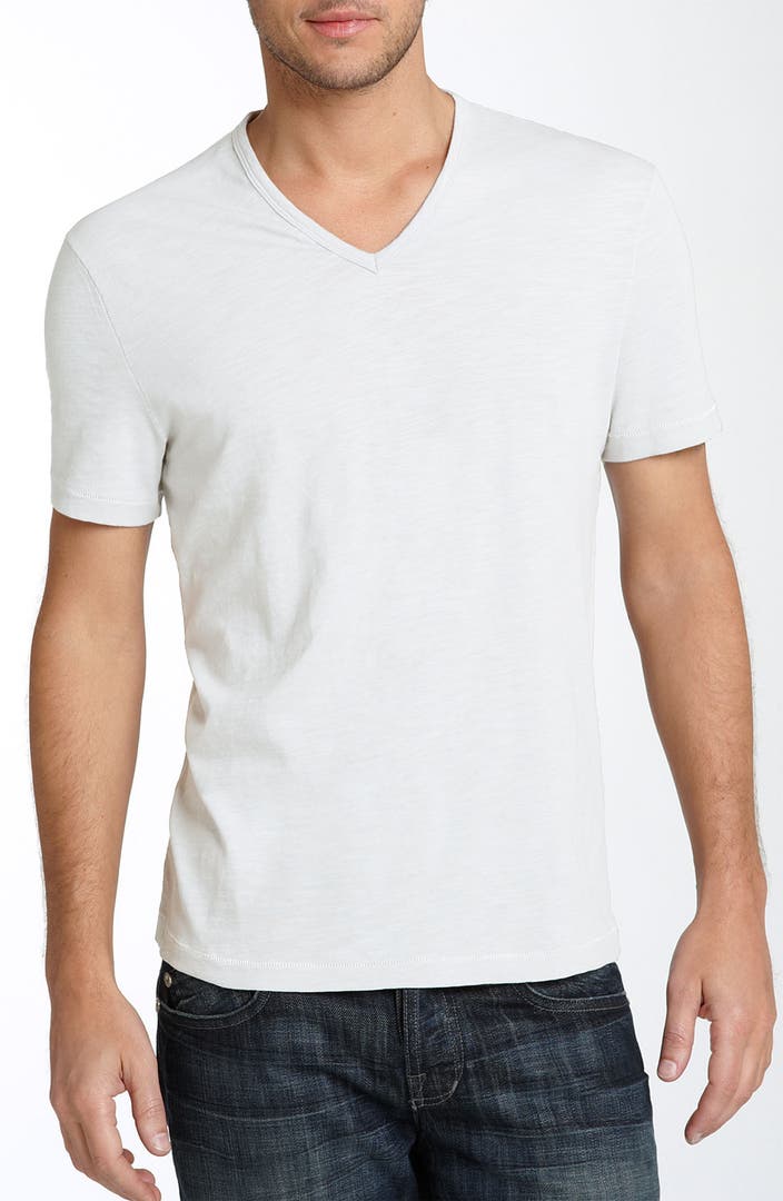 John Varvatos Star USA Trim Fit Slubbed V-Neck T-Shirt (Men) | Nordstrom