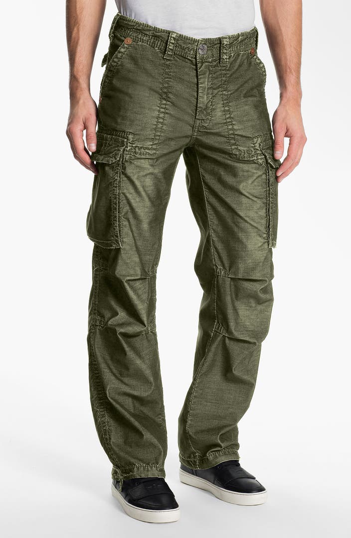 True Religion Brand Jeans Straight Leg Corduroy Cargo Pants | Nordstrom