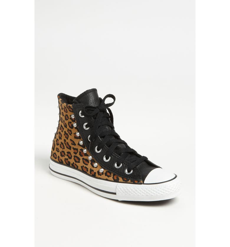 Converse Chuck Taylor® All Star® Leopard Stud High Top Sneaker | Nordstrom