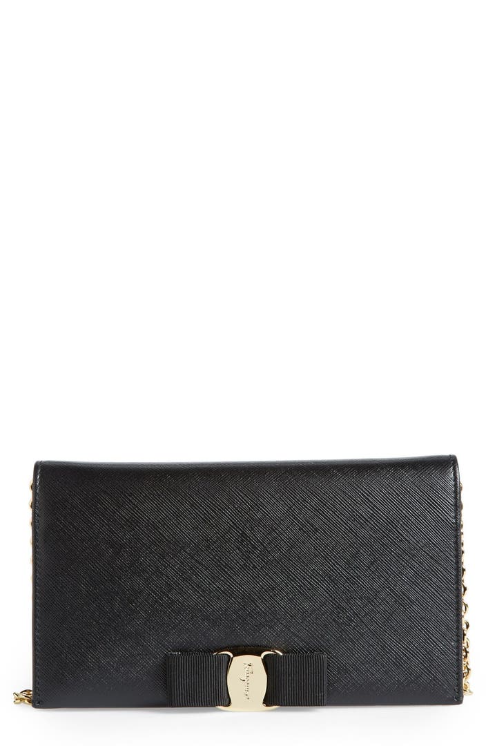 Salavatore Ferragamo 'Miss Vara' Leather Wallet on a Chain | Nordstrom