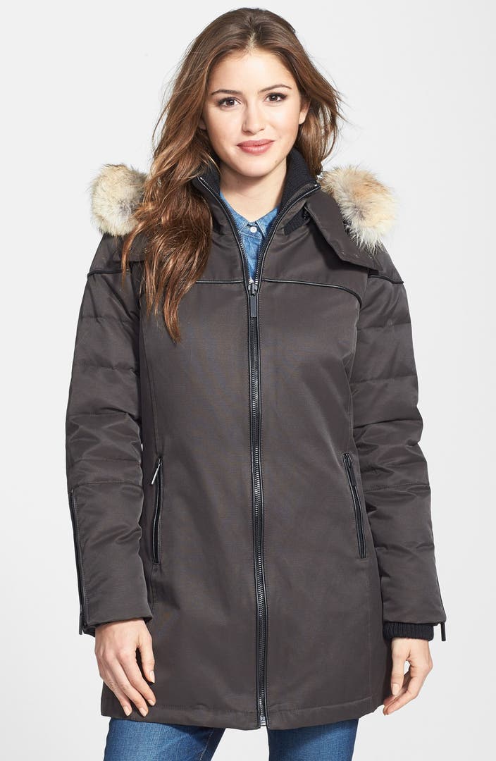 AB 'Mackenzie' Goose Down Parka with Genuine Coyote Fur | Nordstrom