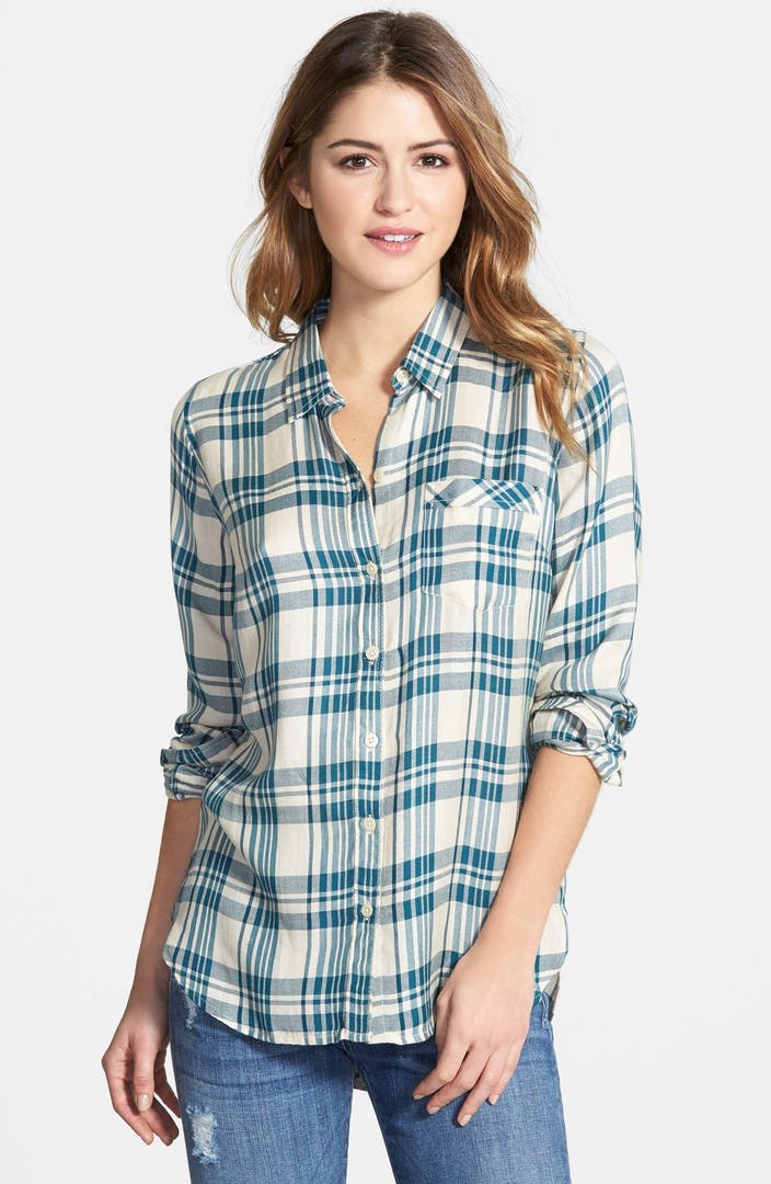 Lucky Brand Flannel Boyfriend Shirt | Nordstrom