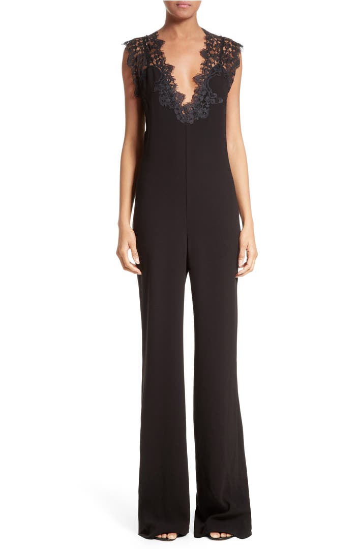 Theory Zuzanna Wide Leg Crepe Jumpsuit | Nordstrom