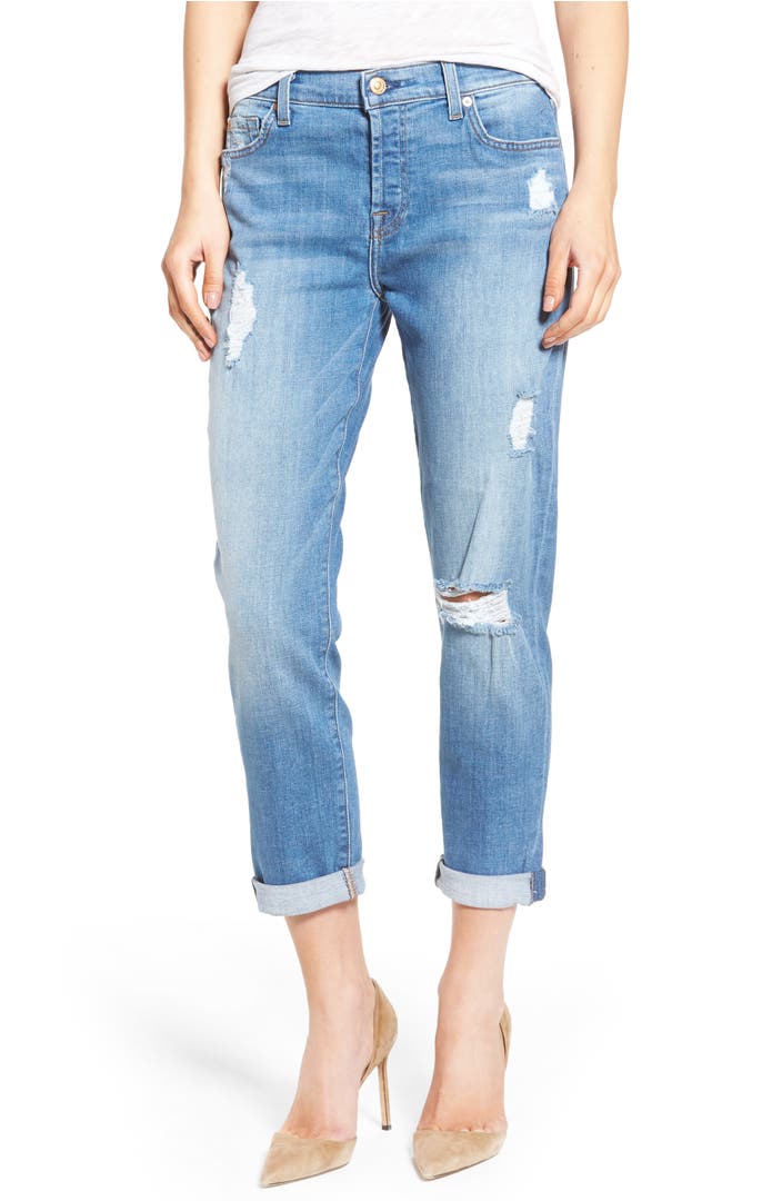 7 For All Mankind® 'Josefina' Mid Rise Boyfriend Jeans (Absolute ...