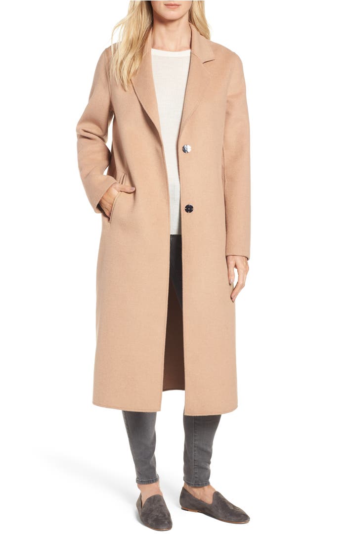 Kenneth Cole New York Double Face Wool Blend Long Coat | Nordstrom