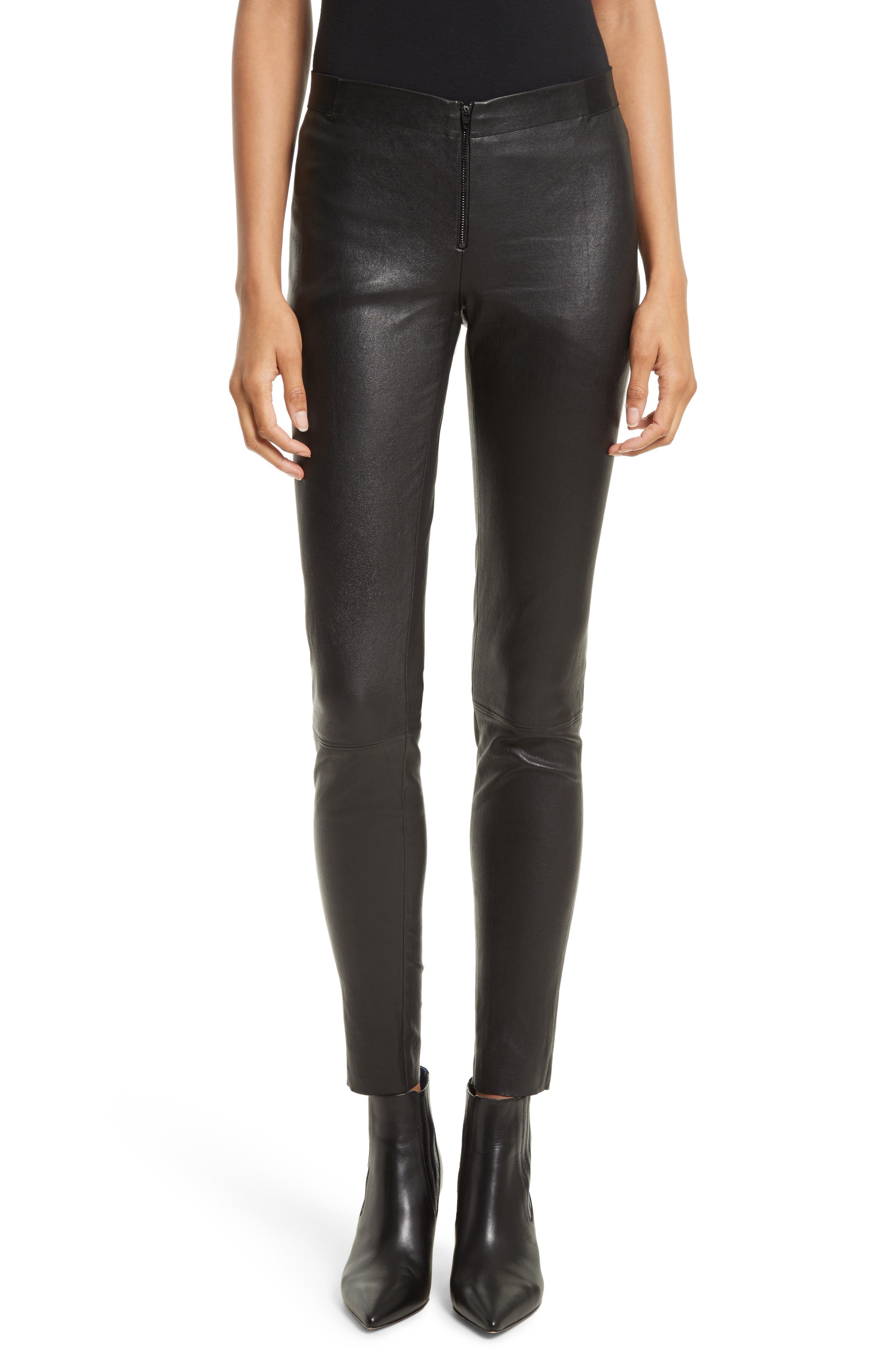 real leather pants for women