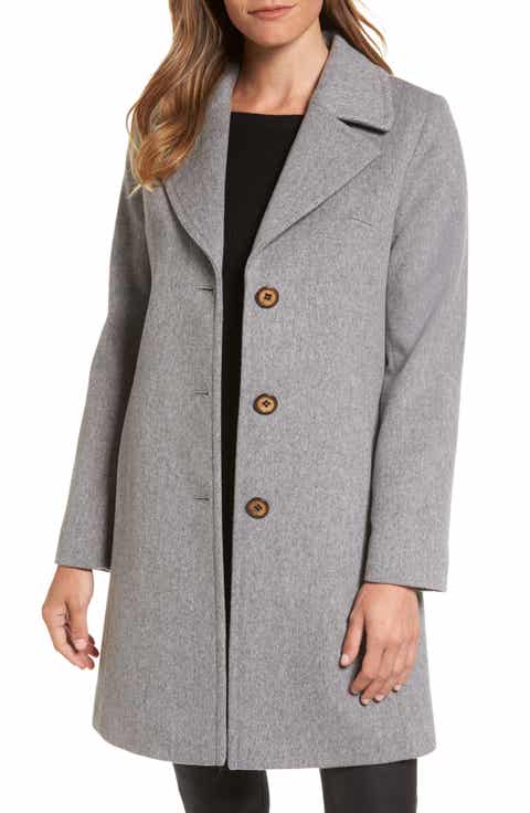 Womens Grey Wool And Wool Blend Coats Nordstrom