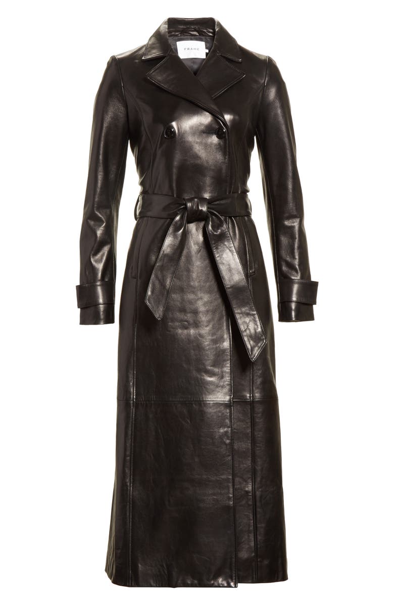FRAME Leather Trench Coat | Nordstrom