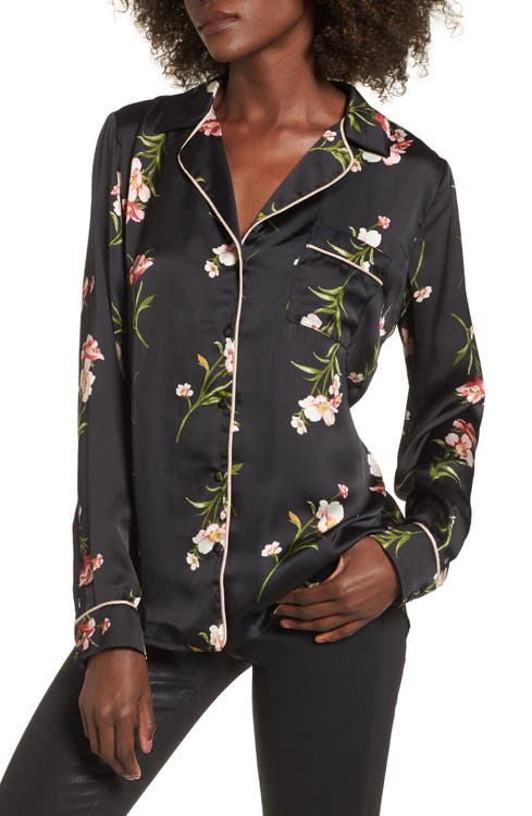 Main Image - Socialite Floral PJ Shirt