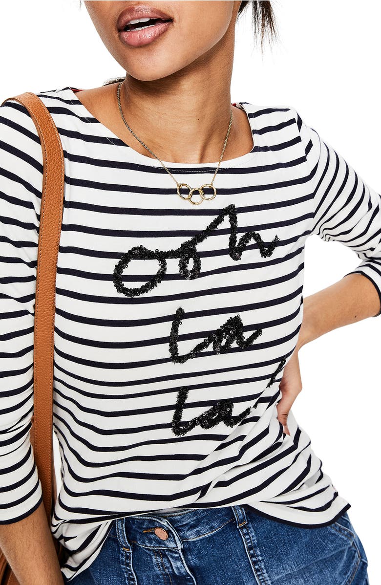 Chic Ooh La La Striped Shirt