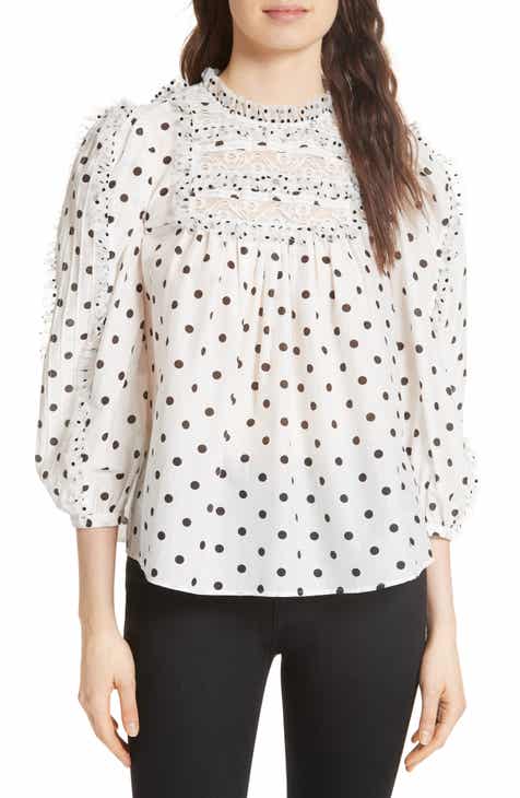 Womens polka dot blouse | Nordstrom