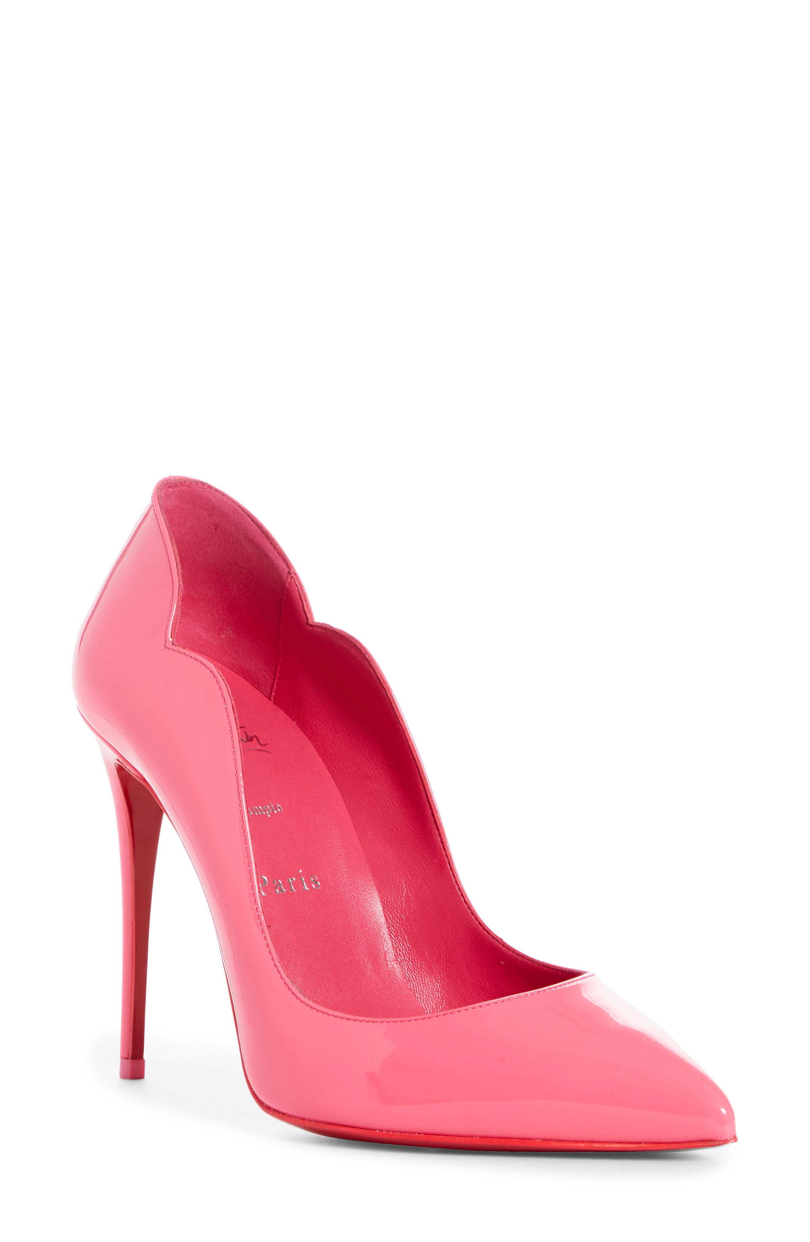 Women's Pink Designer Shoes: Heels 