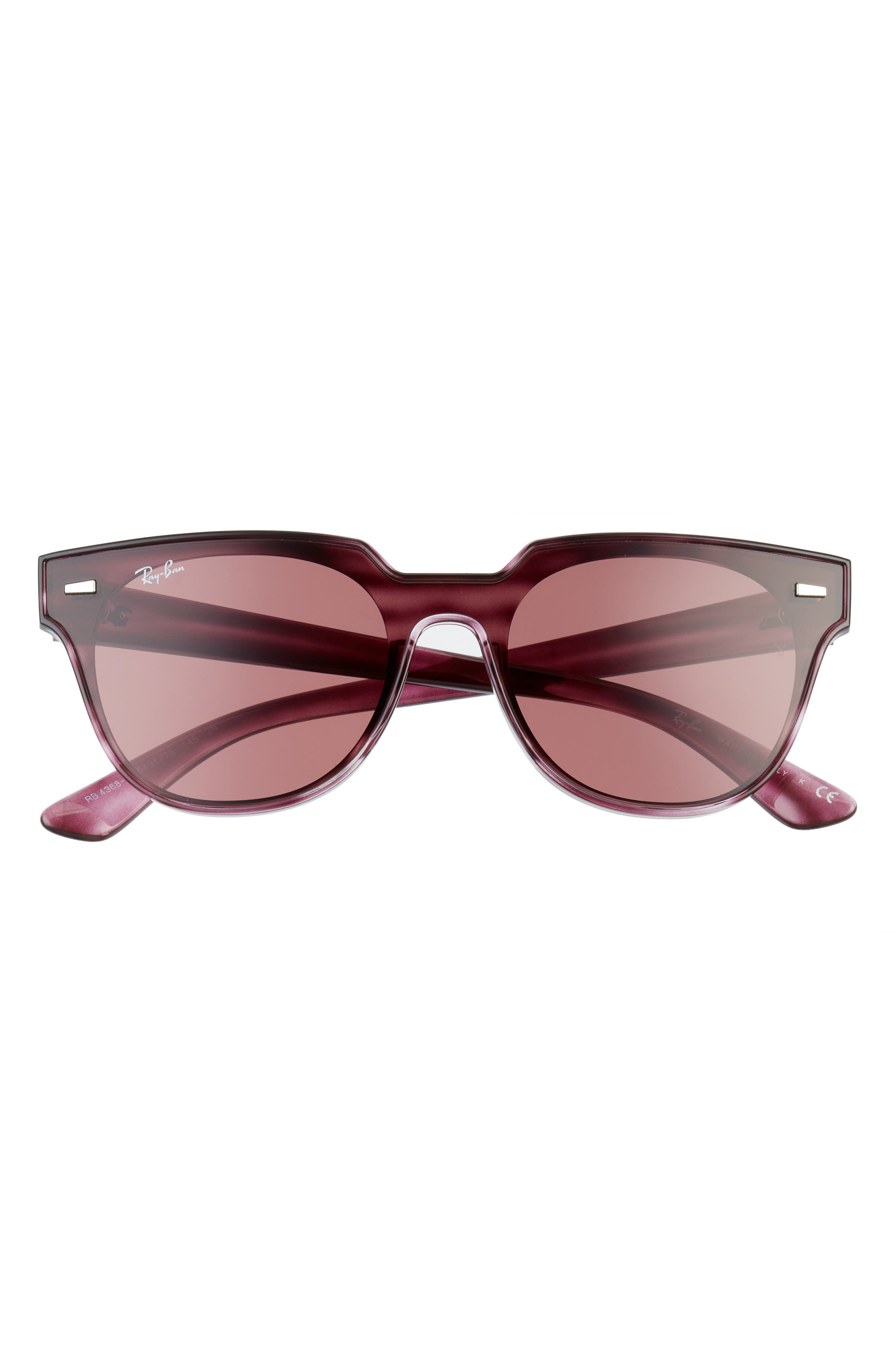 highstreet 60mm polarized flat top sunglasses
