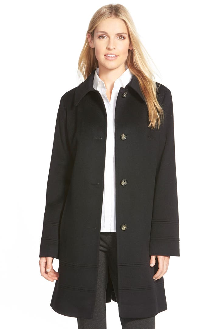 Fleurette Wool Spread Collar Coat (Regular & Petite) | Nordstrom