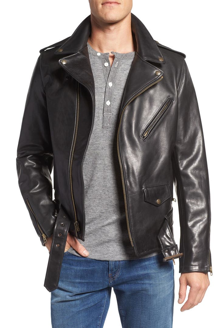 Schott NYC Perfecto Waxy Leather Moto Jacket | Nordstrom