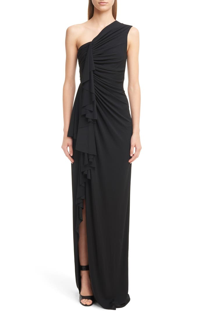 Givenchy One-Shoulder Crepe Jersey Gown | Nordstrom