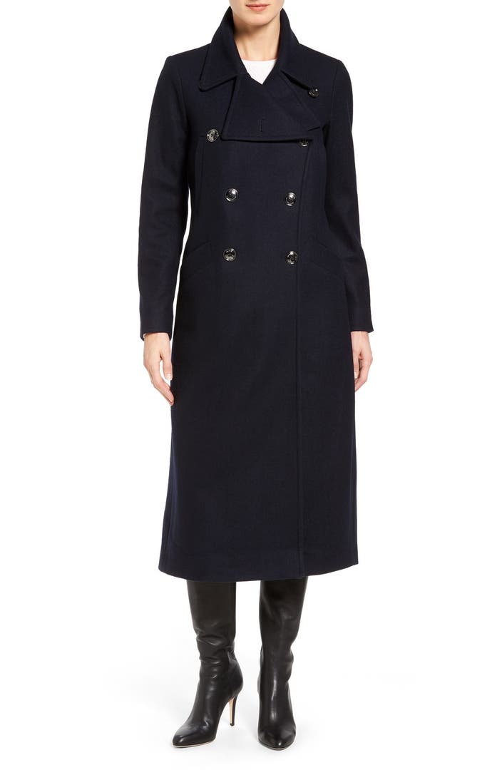 MICHAEL Michael Kors Maxi Double Breasted Wool Blend Coat | Nordstrom