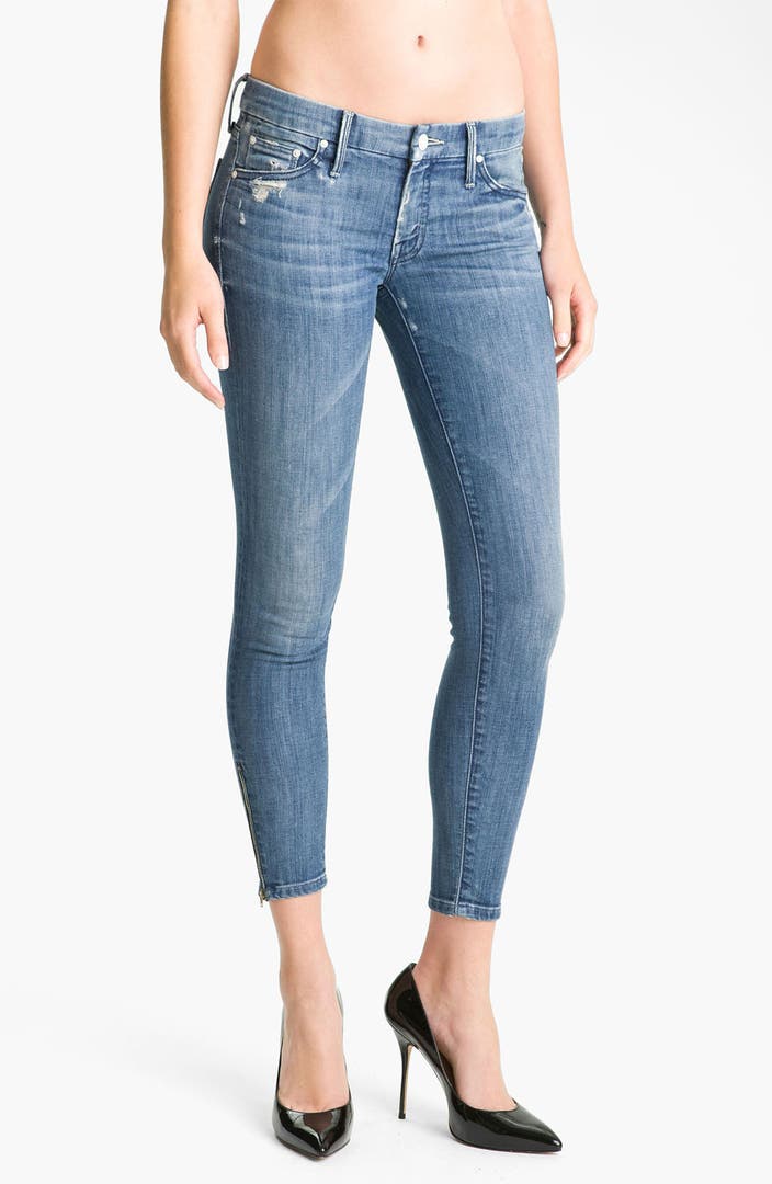 MOTHER 'The Looker' Crop Skinny Jeans (Graffiti Girl) | Nordstrom