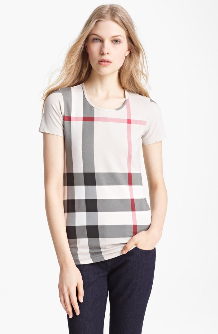 Burberry Brit Check Print Top | Nordstrom