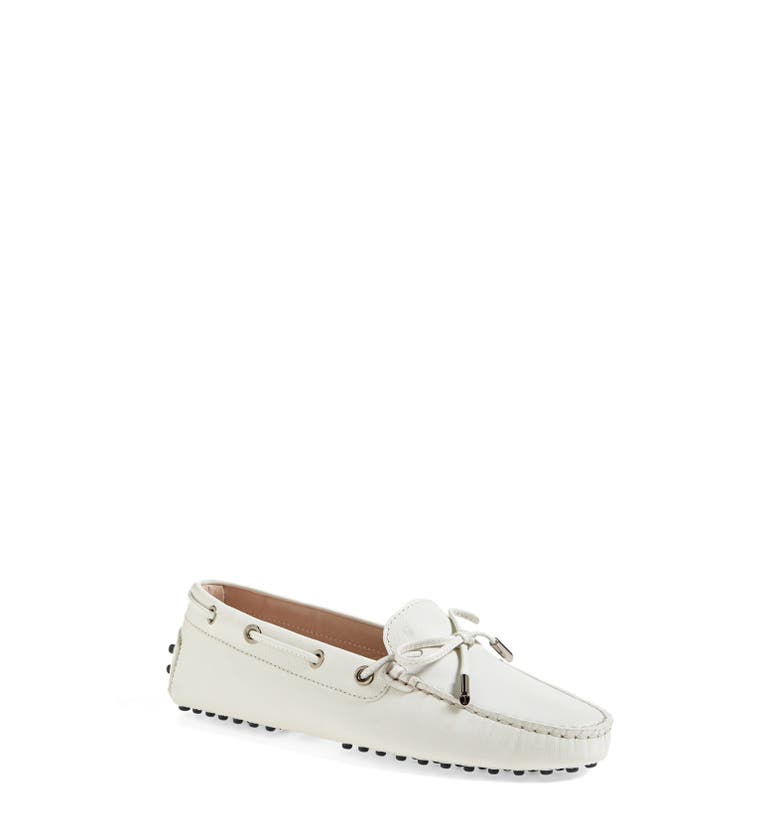 Tod's 'Gommini' Tie Front Leather Driving Moccasin (Women) | Nordstrom