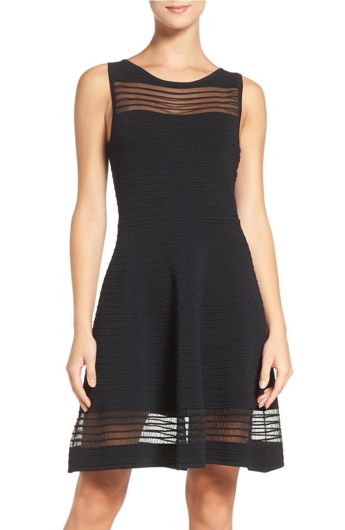 French Connection Tobey Crepe Fit & Flare Dress | Nordstrom