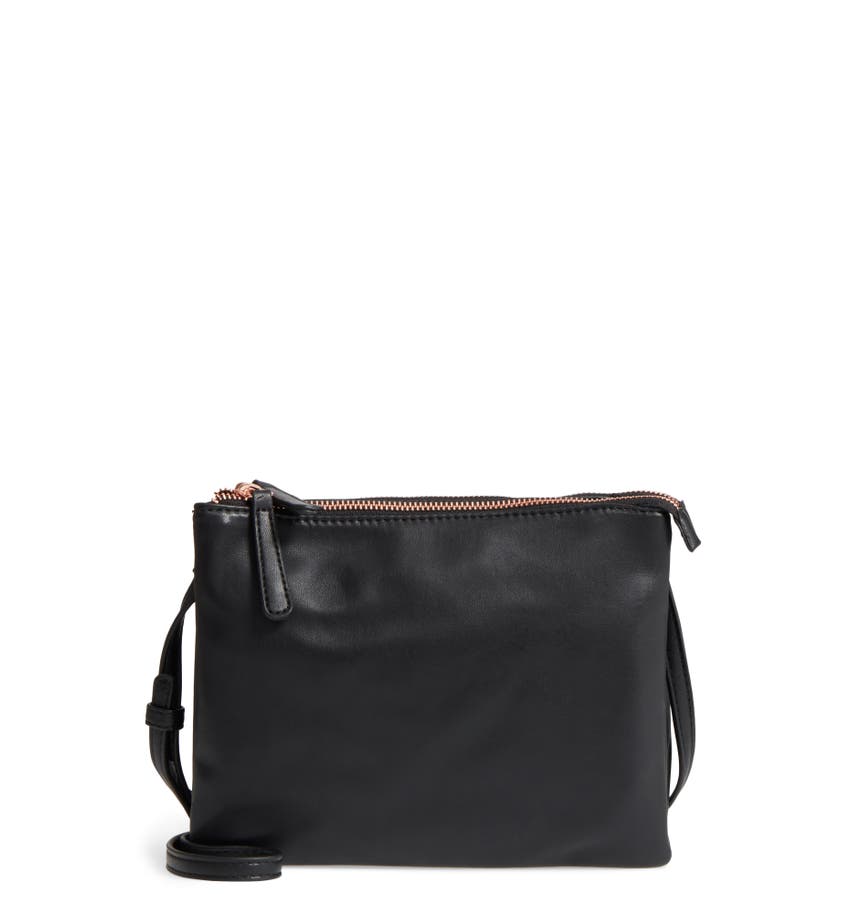 Main Image - Sole Society Madden Faux Leather Pouch Crossbody Bag