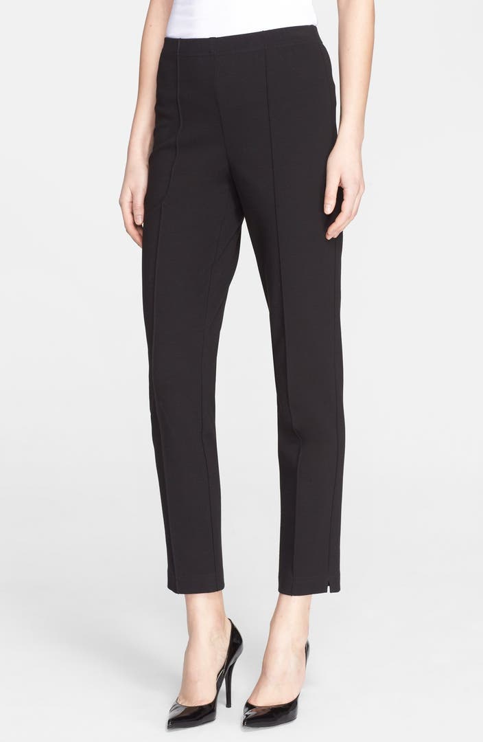 St. John Collection Ponte Knit Ankle Pants | Nordstrom