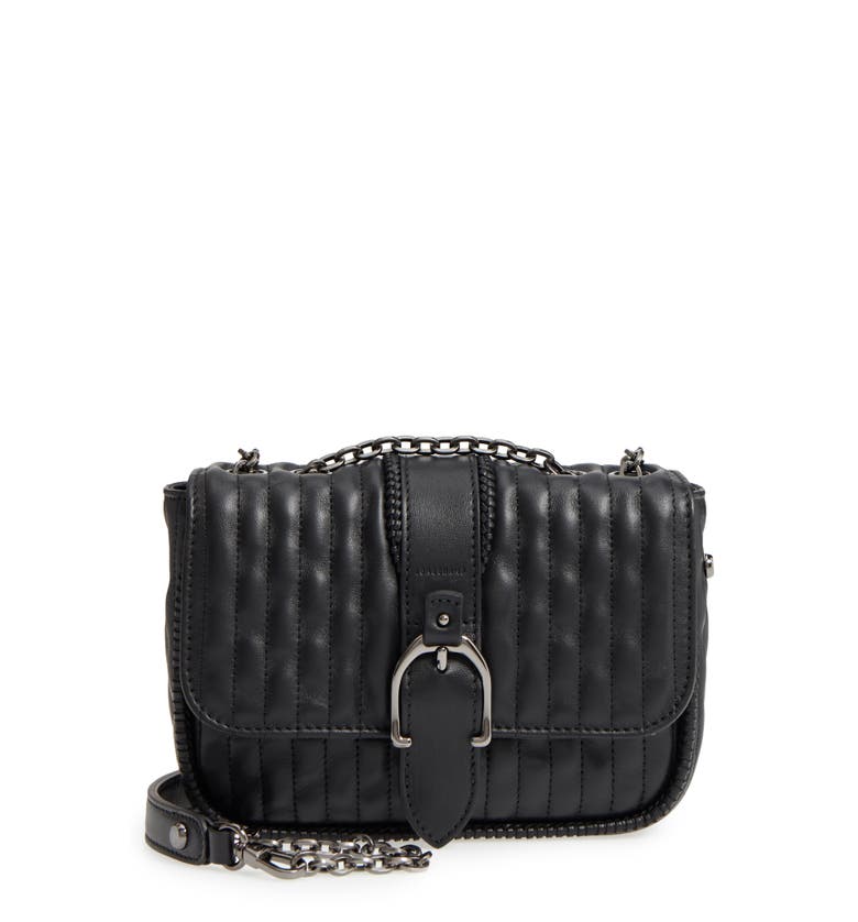 Longchamp Amazone Quilted Leather Crossbody Bag - Black | ModeSens