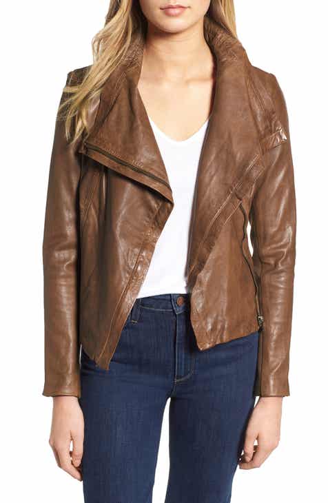 Women's Leather (Genuine) Jackets Sale | Coats & Outerwear | Nordstrom