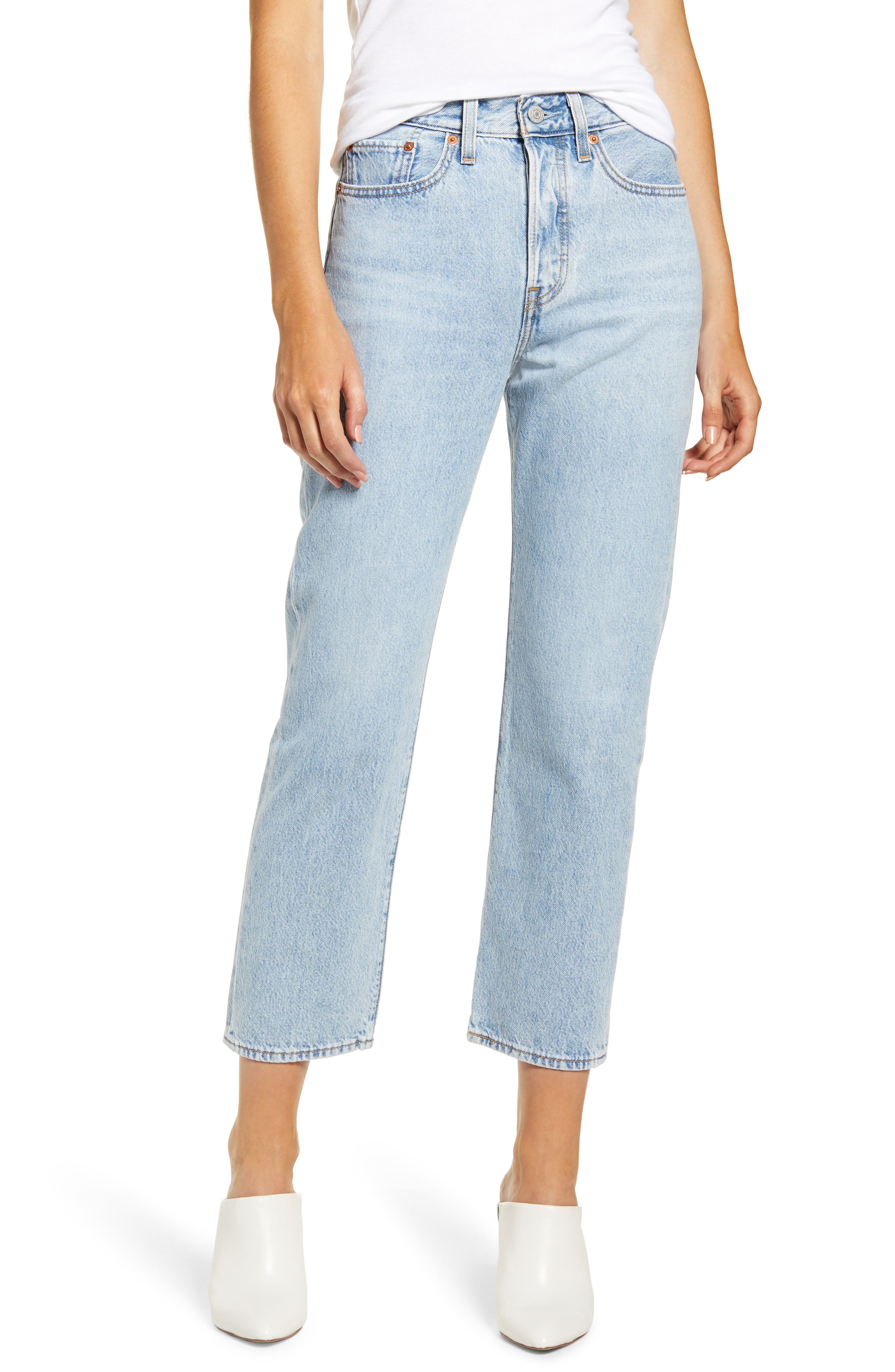 100 cotton straight leg jeans