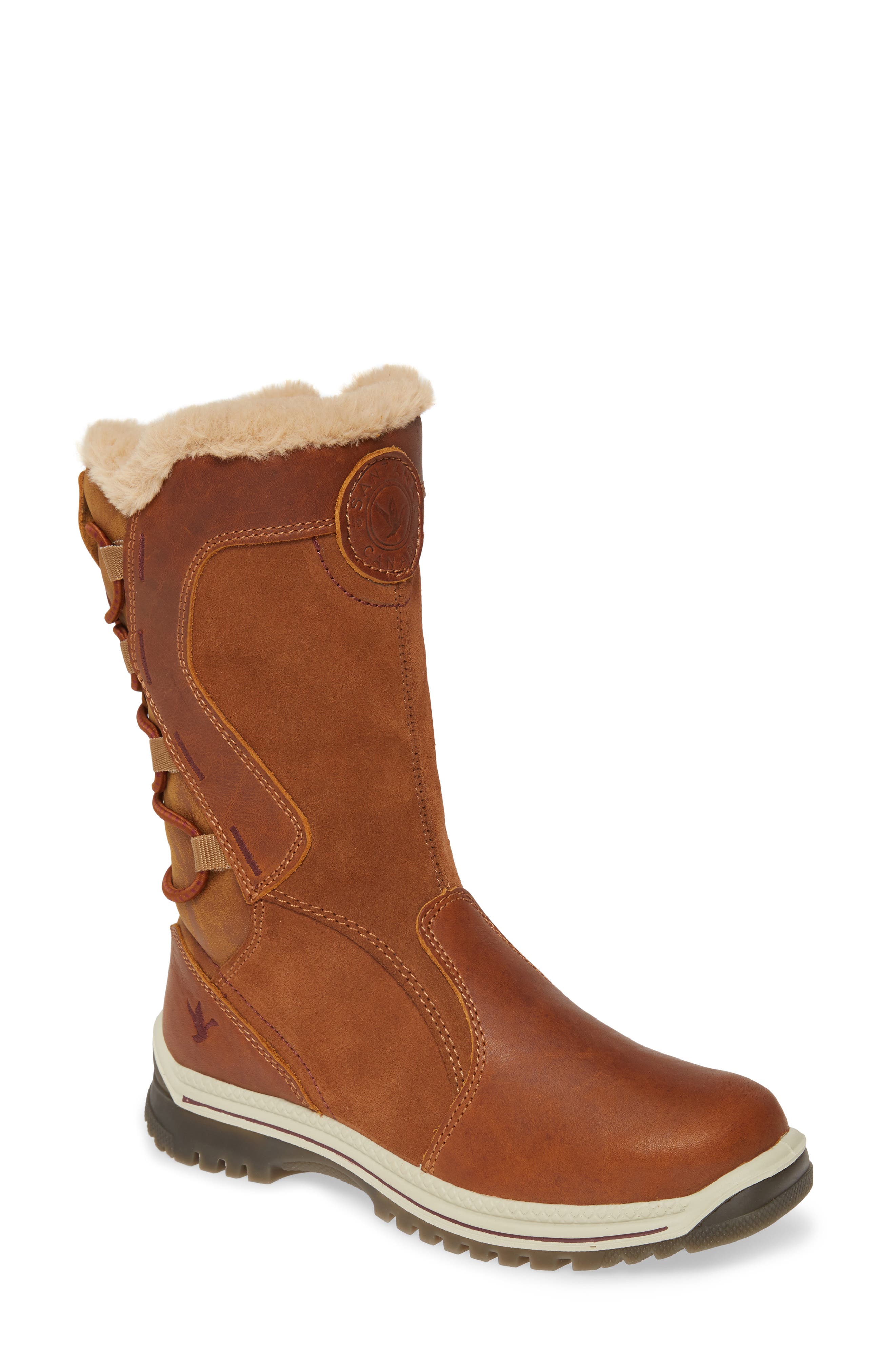 santana canada leather boots