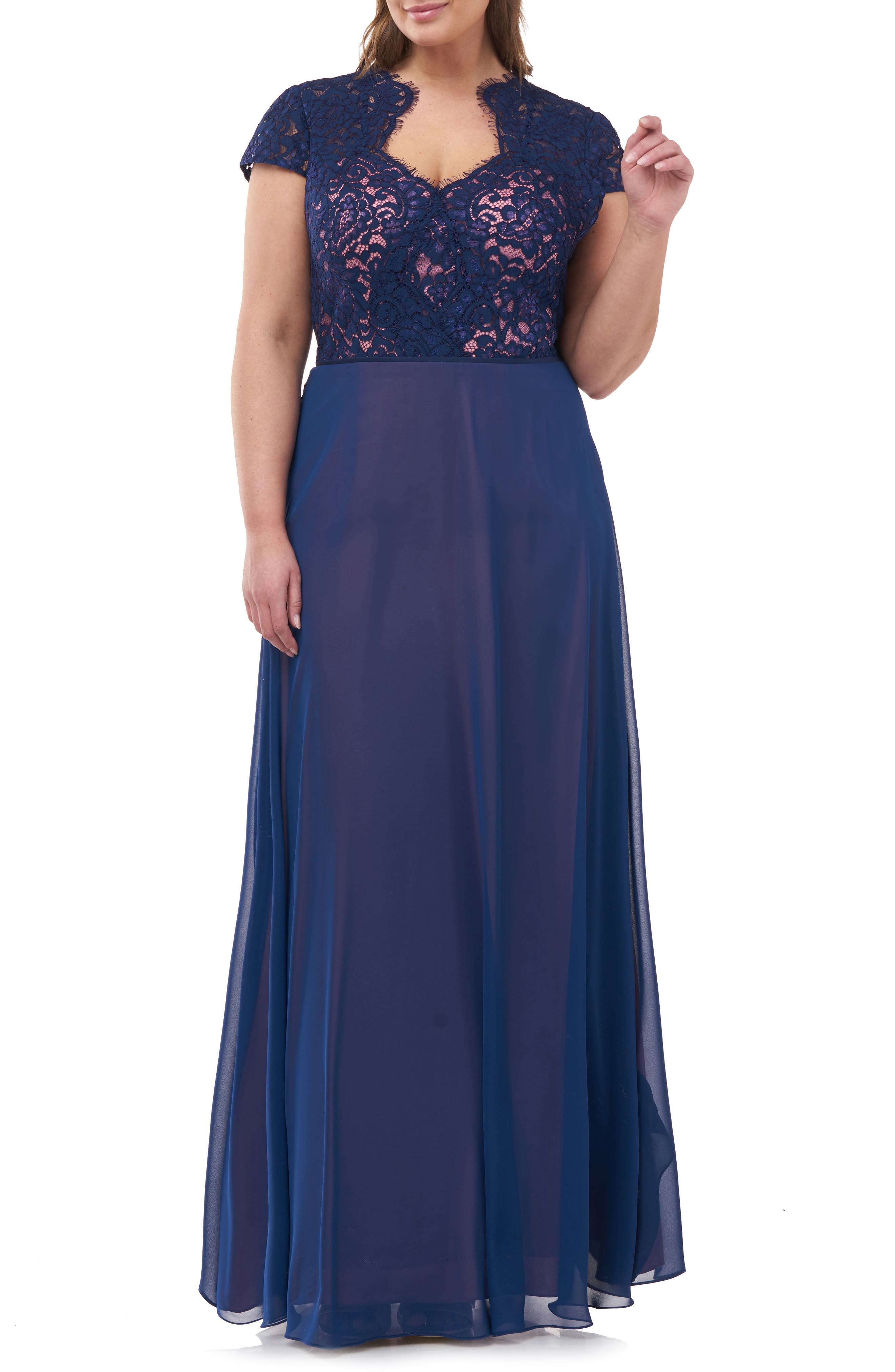 Buy > mother of the groom plus size gowns > in stock