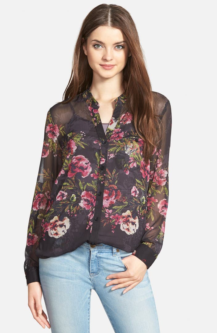 KUT from the Kloth 'Jasmine' Floral Print Blouse | Nordstrom