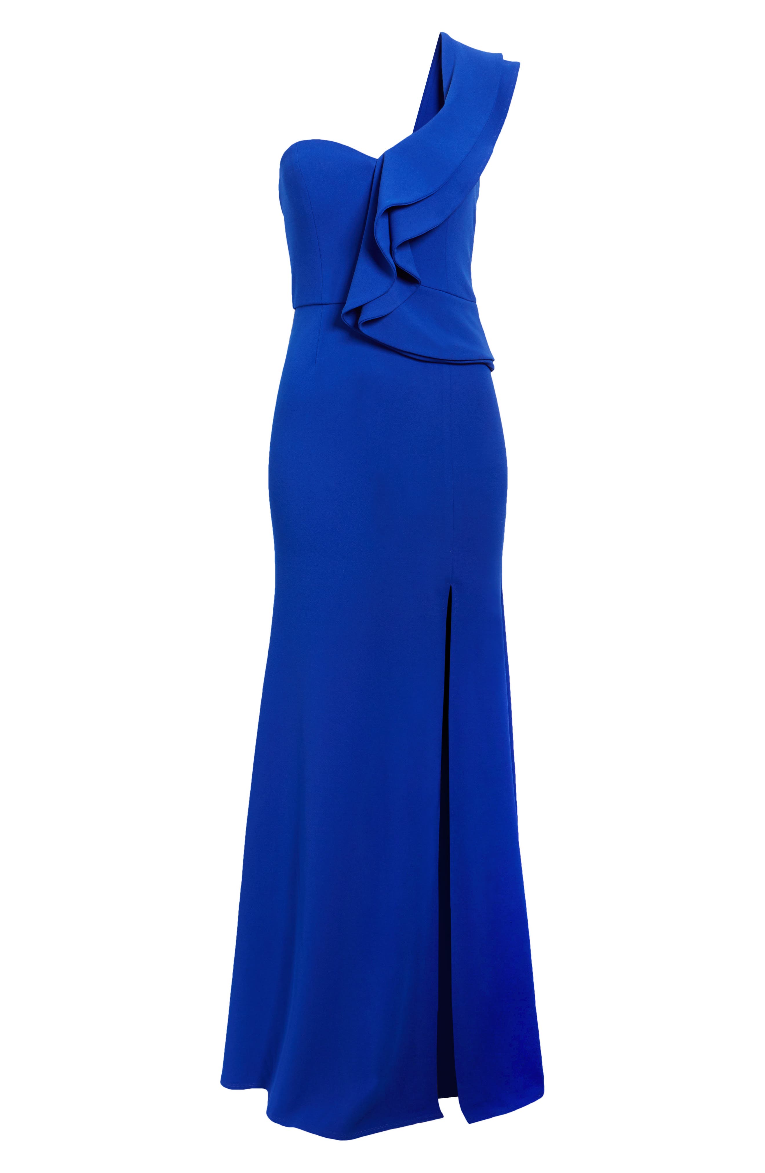 nordstrom long blue dress