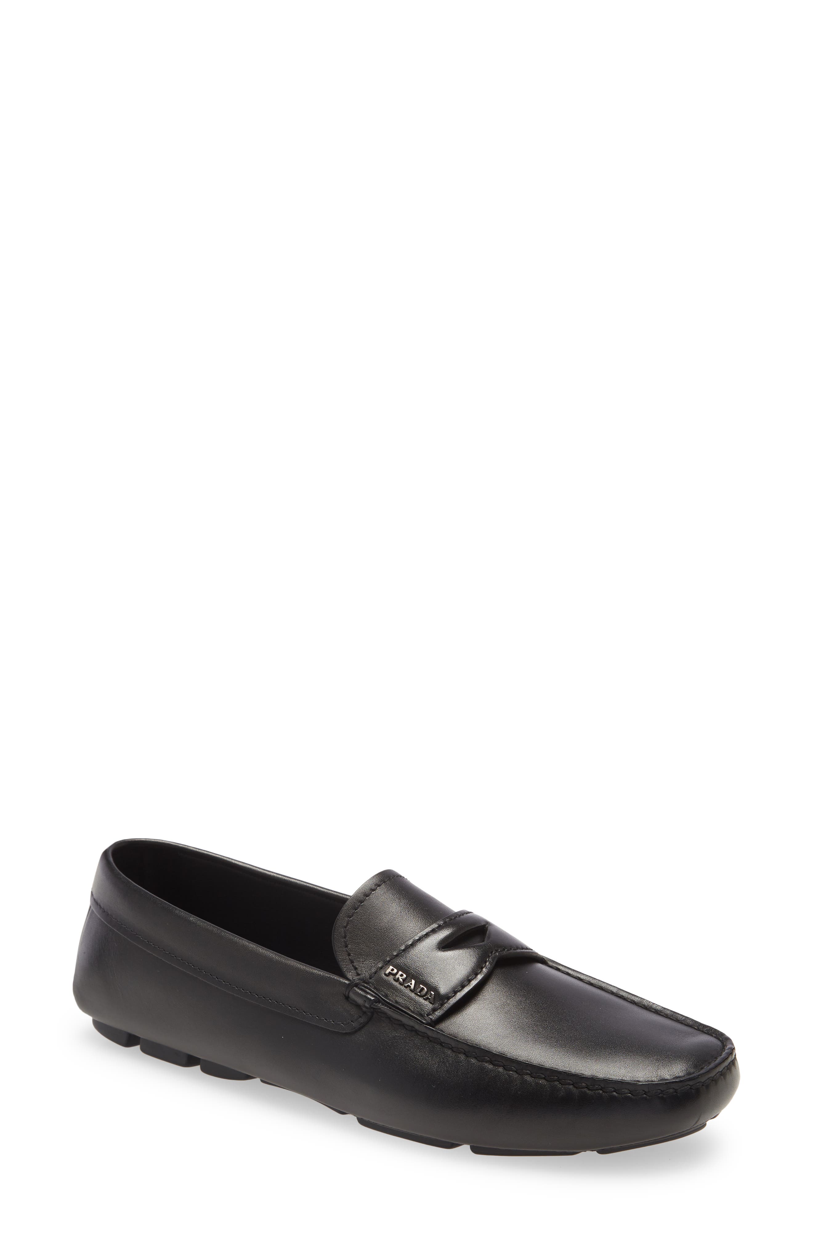 prada driving loafers women's