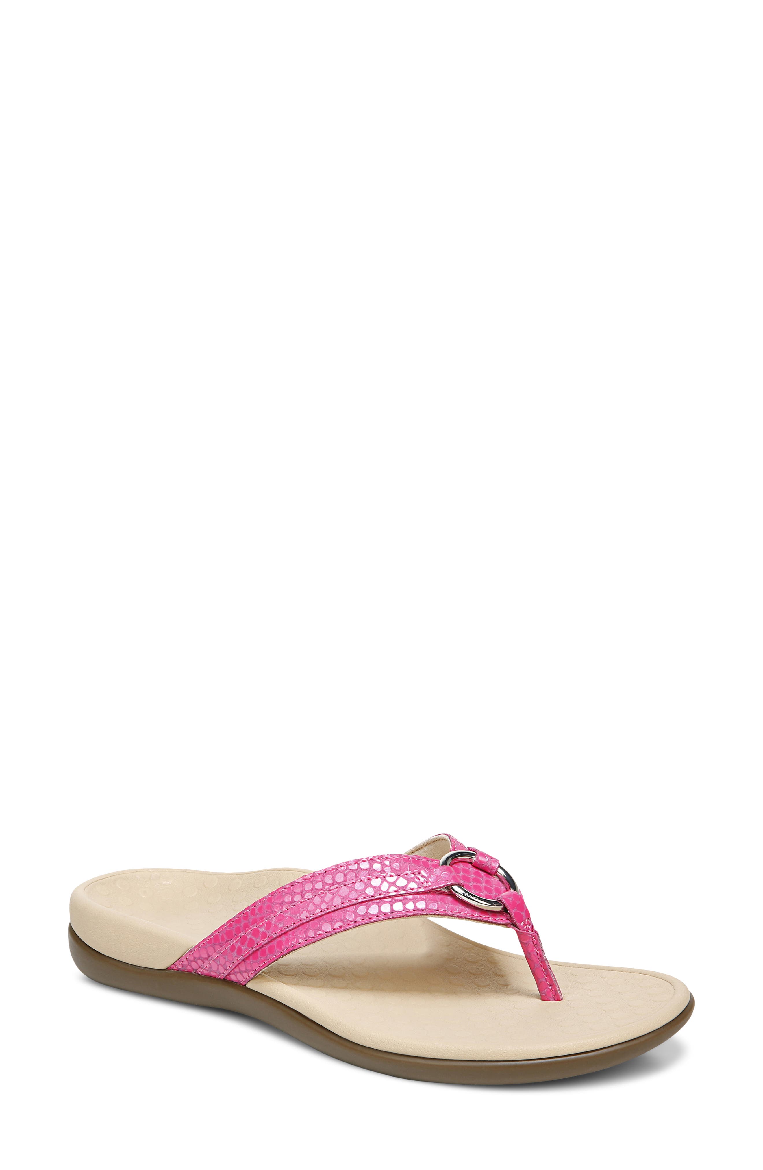 pink vionic sandals