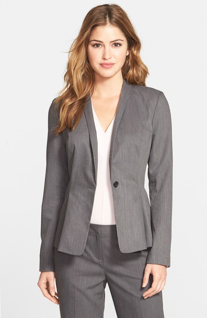 Halogen® Mélange Pattern Suit Jacket (Regular & Petite) | Nordstrom