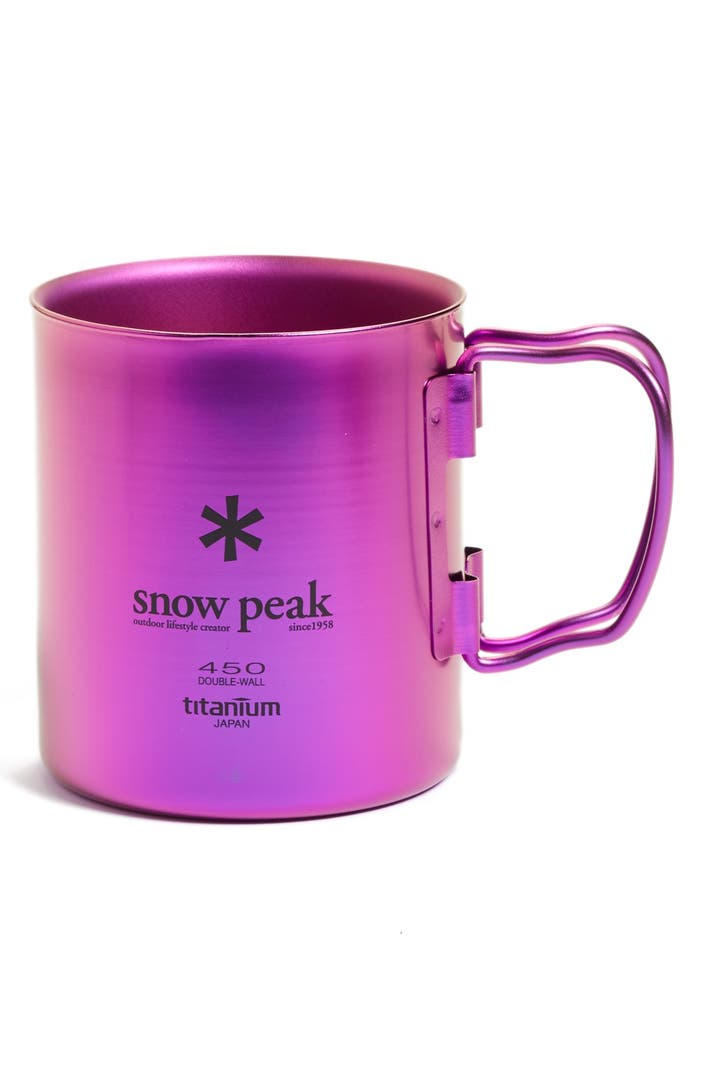 Snow Peak 'Ti-Double 450' Insulated Titanium Camping Mug | Nordstrom